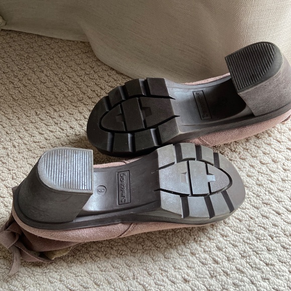 Bearpaw Woman’s sz 9 Brown Cow Suede Leather Boots VGC - Picture 6 of 9